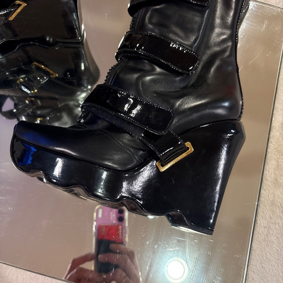Louis Vuitton Paris Runway platform wedge 41 boots - Picture 3 of 8
